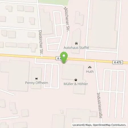 Standortübersicht der Tankstelle Ratio Limburg in 65555 Limburg