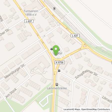 Standortübersicht der Benzin-Super-Diesel Tankstelle: TotalEnergies Mannheim in 68239, Mannheim