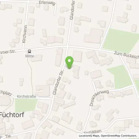 Standortübersicht der Tankstelle Jansen in 48336 Sassenberg