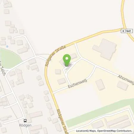 Standortübersicht der Tankstelle Gulf Rödgen in 04509 Delitzsch