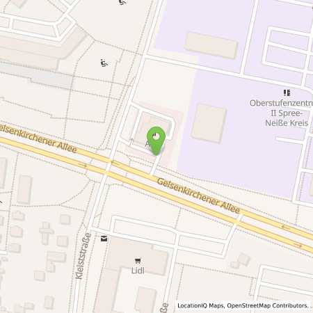 Standortübersicht der Benzin-Super-Diesel Tankstelle: Aral Tankstelle in 03050, Cottbus