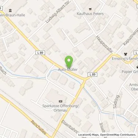 Standortübersicht der Tankstelle Oberkirch in 77704 Oberkirch