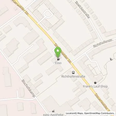 Standortübersicht der Tankstelle Esso Tankstelle in 31137 HILDESHEIM
