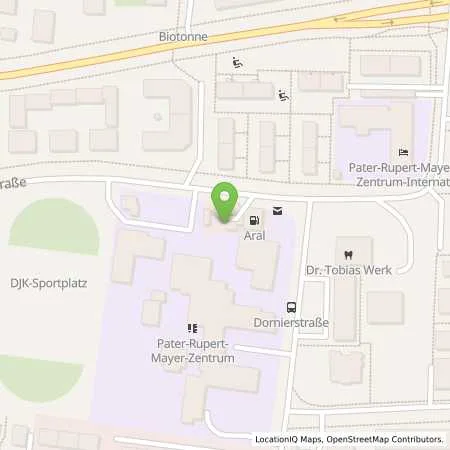 Standortübersicht der Tankstelle Aral Tankstelle in 93049 Regensburg