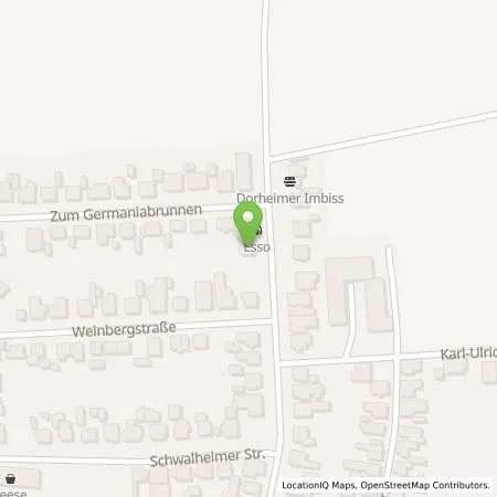 Standortübersicht der Tankstelle Esso Tankstelle in 61169 FRIEDBERG