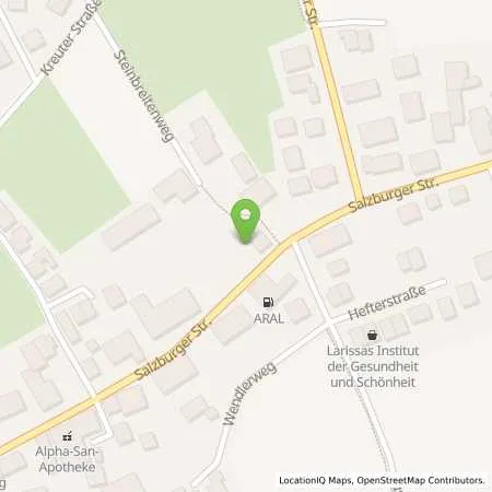 Standortübersicht der Tankstelle Aral Tankstelle in 83071 Stephanskirchen