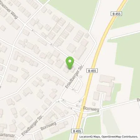 Standortübersicht der Tankstelle TotalEnergies Rosbach in 61191 Rosbach