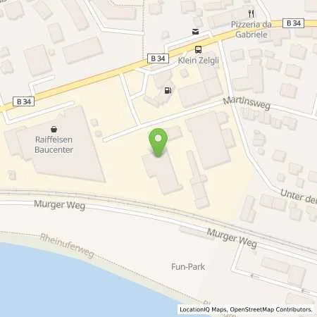 Standortübersicht der Tankstelle Bad Säckingen Schaffhauserstrasse 40 in 79713 Bad Säckingen