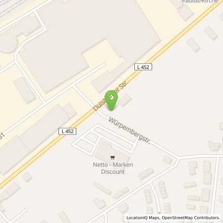 Standortübersicht der Tankstelle Oberhausen in 46049 Oberhausen