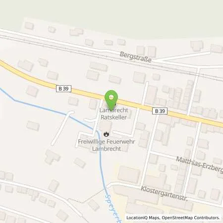 Standortübersicht der Tankstelle Budget Oil in 67466 Lambrecht