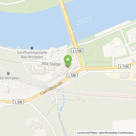 Standortübersicht der Tankstelle Shell Bad Wimpfen Carl-Ulrich-str. 27 in 74206 Bad Wimpfen