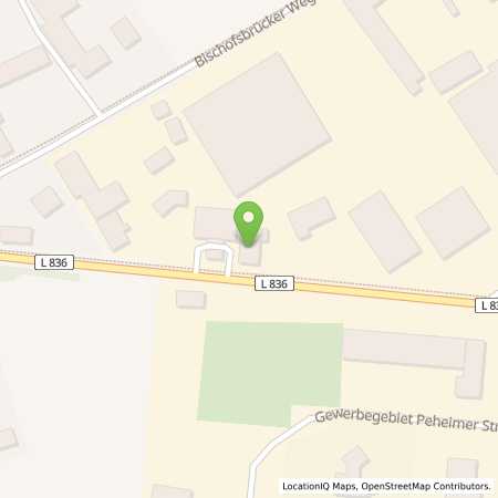 Standortübersicht der Benzin-Super-Diesel Tankstelle: Autohaus Meyer GmbH&Co.KG in 49757, Vrees