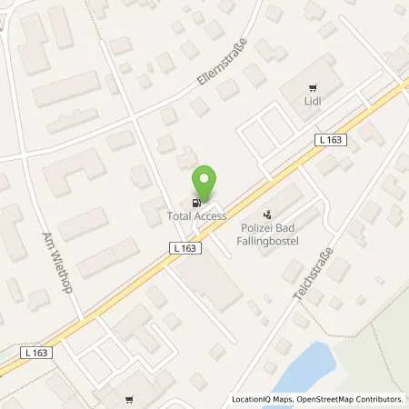 Standortübersicht der Tankstelle Access Bad Fallingbostel in 29683 Bad Fallingbostel