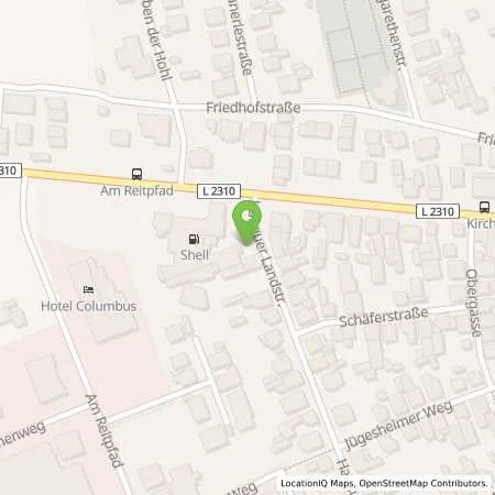 Standortübersicht der Tankstelle Shell Seligenstadt Offenbacher Landstr. 40 in 63500 Seligenstadt