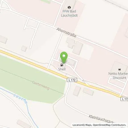 Standortübersicht der Tankstelle Shell Bad Lauchstaedt Merseburger Landstr. 59 in 06246 Bad Lauchstaedt