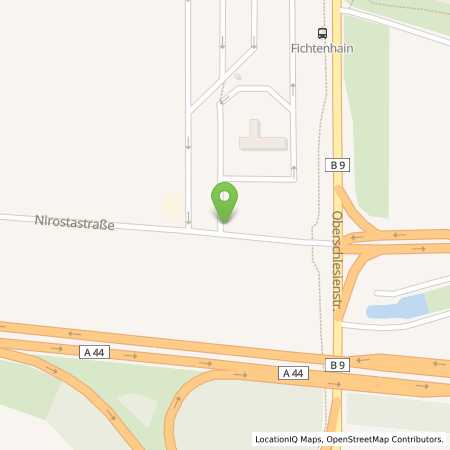 Standortübersicht der Benzin-Super-Diesel Tankstelle: TotalEnergies Autohof Krefeld-Lichtenhain in 47807, Krefeld