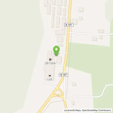 Standortübersicht der Tankstelle SB Friedland Neubrandenburgerstr. 16 B in 17098 Friedland