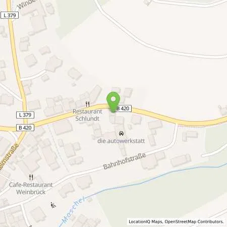 Standortübersicht der Tankstelle Aral Tankstelle in 67823 Obermoschel