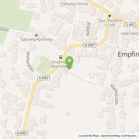 Standortübersicht der Tankstelle Harald Walter e.K. Freie Tankstelle in 72186 Empfingen