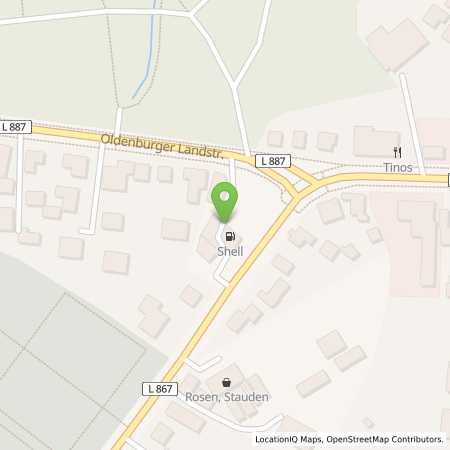 Standortübersicht der Benzin-Super-Diesel Tankstelle: Shell Delmenhorst Oldenburger Landstr. 1 in 27753, Delmenhorst
