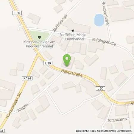 Standortübersicht der Tankstelle AVIA Tankstelle in 26901 Lorup