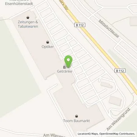 Standortübersicht der Tankstelle Tankstelle am Marktkauf in 15890 Eisenhüttenstadt