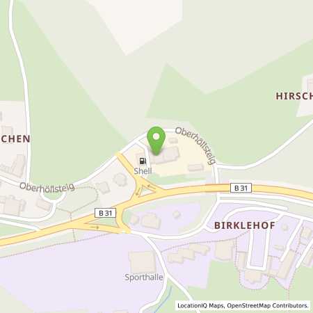 Standortübersicht der Benzin-Super-Diesel Tankstelle: Shell Breitnau Oberhoellsteig in 79874, Breitnau