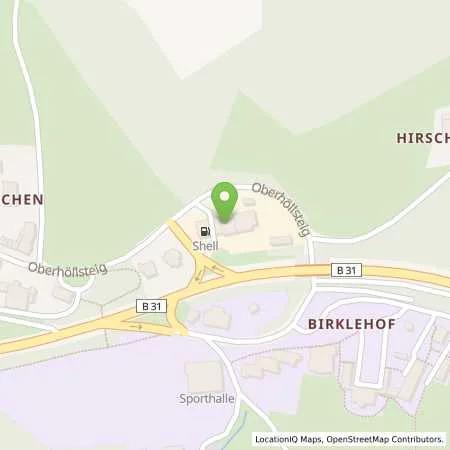 Standortübersicht der Tankstelle Shell Breitnau Oberhoellsteig in 79874 Breitnau