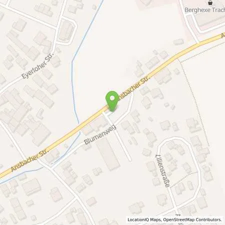 Standortübersicht der Tankstelle Esso Tankstelle in 91589 AURACH