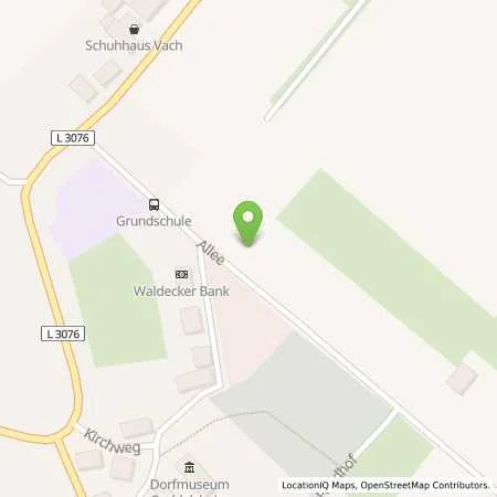 Standortübersicht der Tankstelle Raiffeisen Waldeck-Marsberg GmbH in 35104 Lichtenfels (Goddelsheim)