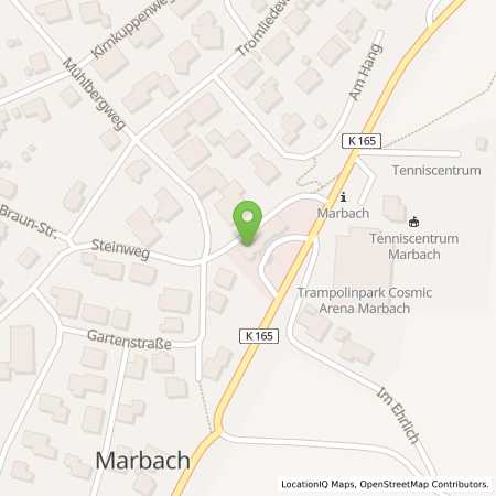 Standortübersicht der Benzin-Super-Diesel Tankstelle: OIL! Tankstelle Marbach in 36100, Marbach