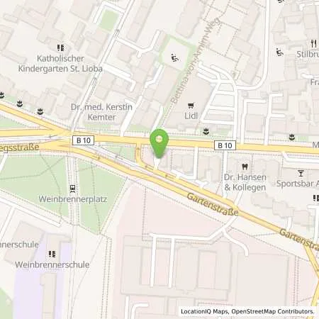 Standortübersicht der Tankstelle Karlsruhe Kriegsstrasse 139 in 76135 Karlsruhe