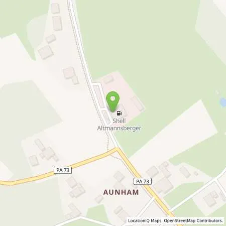 Standortübersicht der Tankstelle BAD GRIESBACH, AUNHAM in 94086 Bad Griesbach