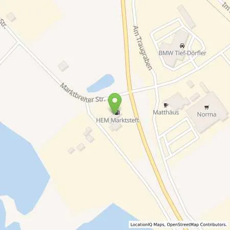 Standortübersicht der Tankstelle Marktsteft, Marktbreiter Str. 65 in 97342 Marktsteft