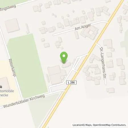 Standortübersicht der Tankstelle Raiffeisen Waren GmbH in 29378 Wittingen