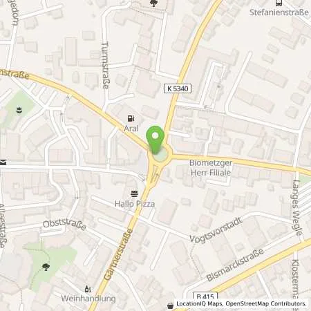 Standortübersicht der Tankstelle Aral Tankstelle in 77933 Lahr