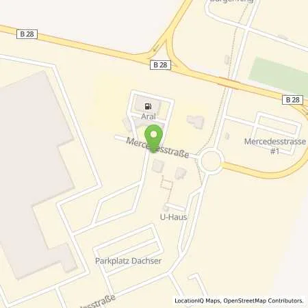 Standortübersicht der Tankstelle Aral Tankstelle in 72108 Rottenburg/Ergenzing