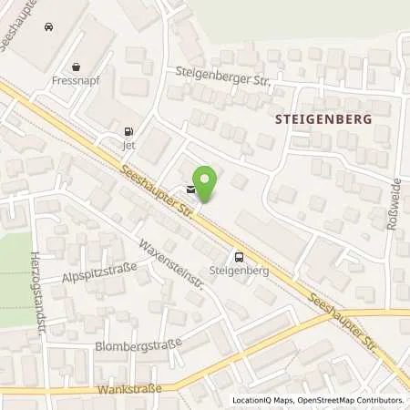 Standortübersicht der Tankstelle Shell Penzberg Seeshaupter Str. 46 in 82377 Penzberg