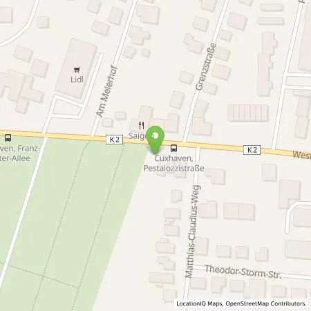 Standortübersicht der Tankstelle JET CUXHAVEN WESTERWISCHWEG 103 in 27474 CUXHAVEN