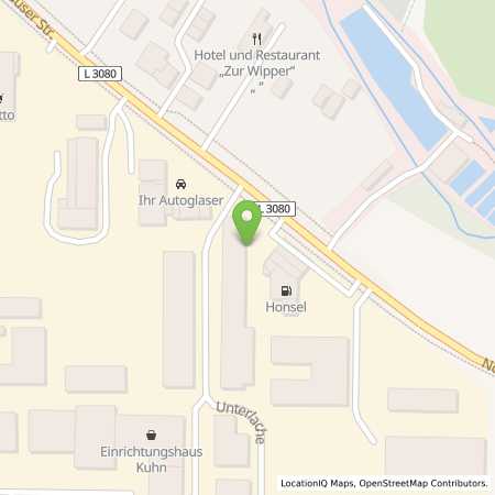 Standortübersicht der Benzin-Super-Diesel Tankstelle: Honsel TS Worbis in 37339, Worbis