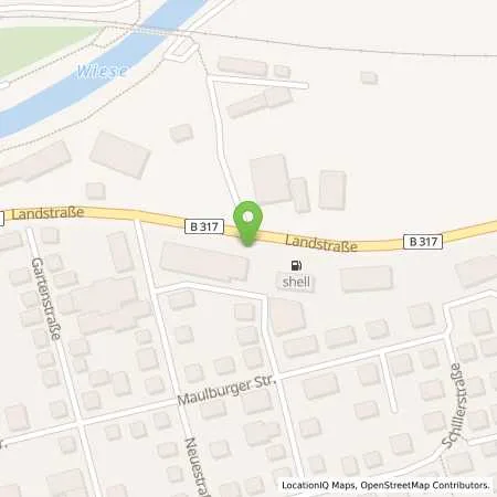 Standortübersicht der Tankstelle Shell Steinen Hoellstein Landstr. 19 A in 79585 Steinen Hoellstein