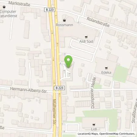 Standortübersicht der Tankstelle Aral Tankstelle in 46045 Oberhausen