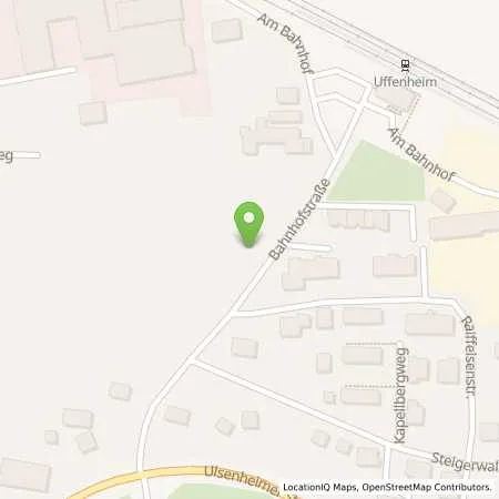 Standortübersicht der Tankstelle BayWa Tankstelle Uffenheim in 97215 Uffenheim