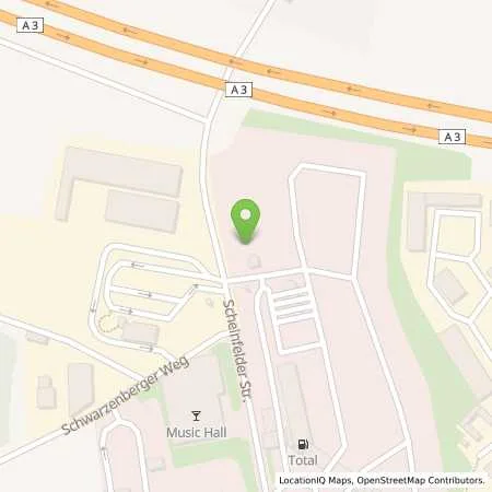 Standortübersicht der Tankstelle TotalEnergies Autohof Geiselwind in 96160 Geiselwind