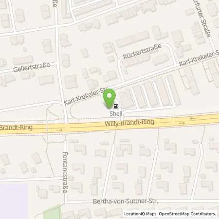 Standortübersicht der Tankstelle Shell Leverkusen Karl-Krekeler Str. 2 in 51373 Leverkusen