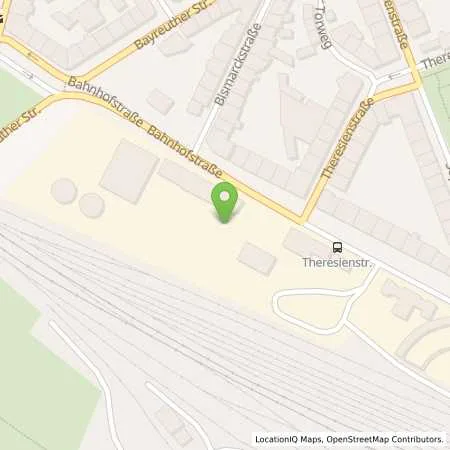 Standortübersicht der Tankstelle Hof in 95028 Hof