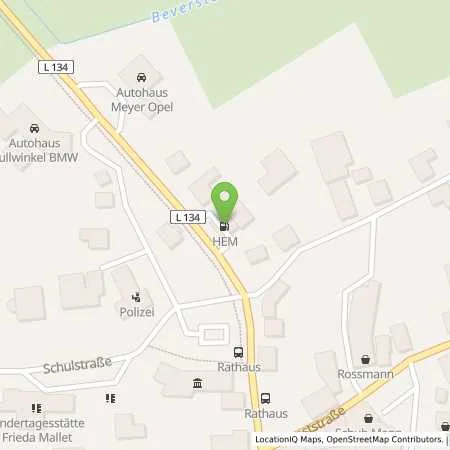 Standortübersicht der Tankstelle Beverstedt, Alte Bundesstr. 9a in 27616 Beverstedt