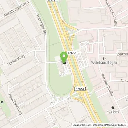 Standortübersicht der Tankstelle Mannheim, Magdeburger Str. 2 in 68309 Mannheim