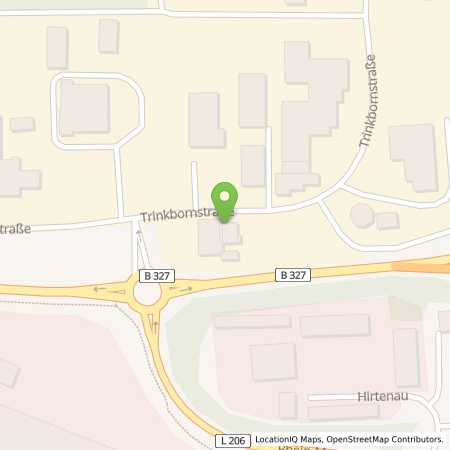 Standortübersicht der Benzin-Super-Diesel Tankstelle: Shell Doerth Trinkbornstr. 10 in 56281, Doerth