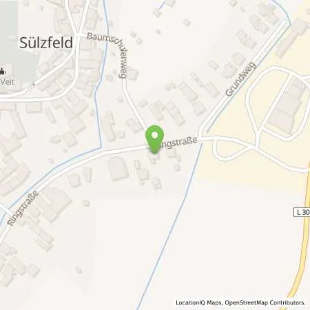 Standortübersicht der Tankstelle Jürgen Dorst GmbH in 98617 Sülzfeld